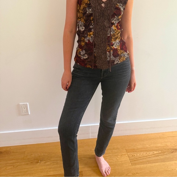 Everlane Denim - EVERLANE HIGH RISE SKINNY JEANS WASHED Black Denim -28